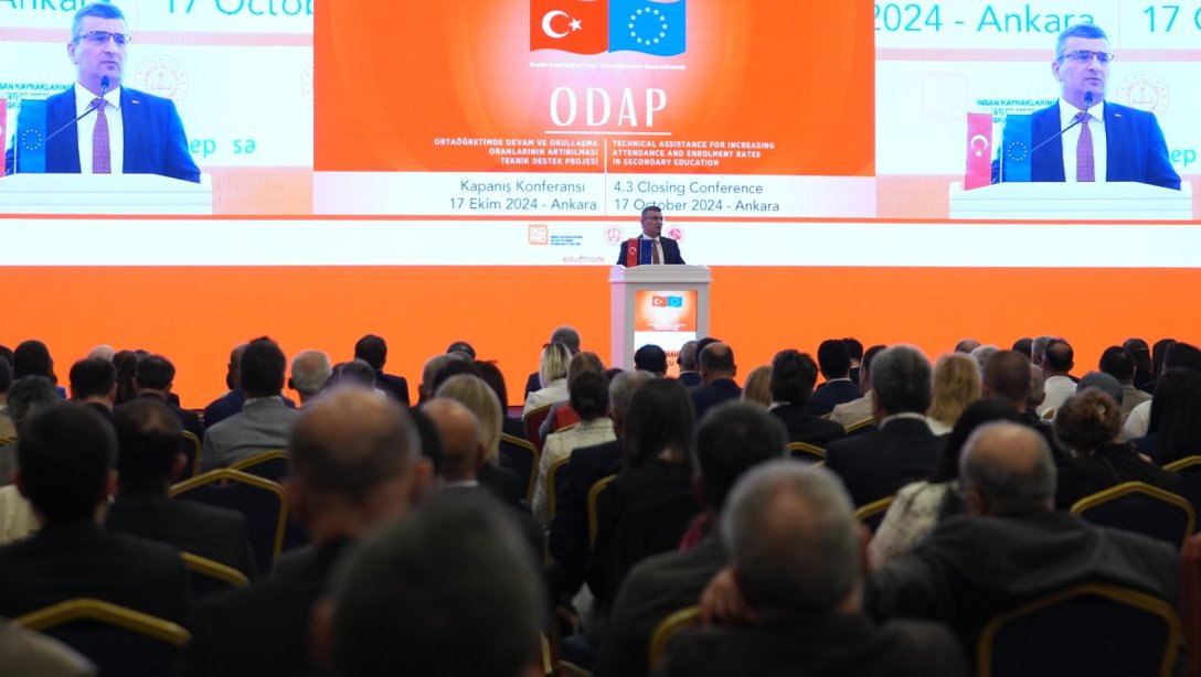 ODAP PROJESİ KAPANIŞ KONFERANSI YAPILDI